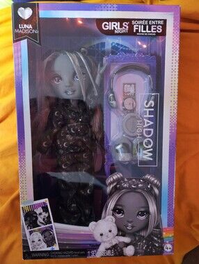 Luna Madison Shadow / Rainbow High Girls' Night Doll with